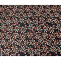 Vibrant Multicolor Floral Cotton Satin Fabric
