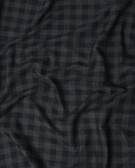 Charcoal Black Italian Shirting Fabric 150cm