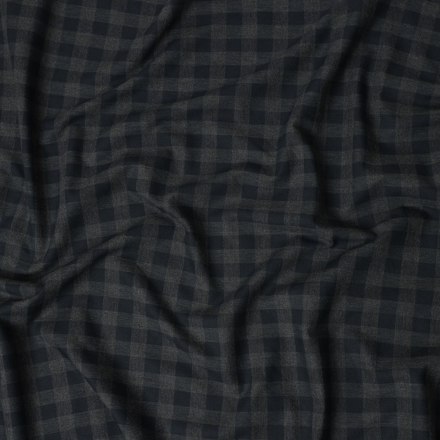 Charcoal Black Italian Shirting Fabric 150cm