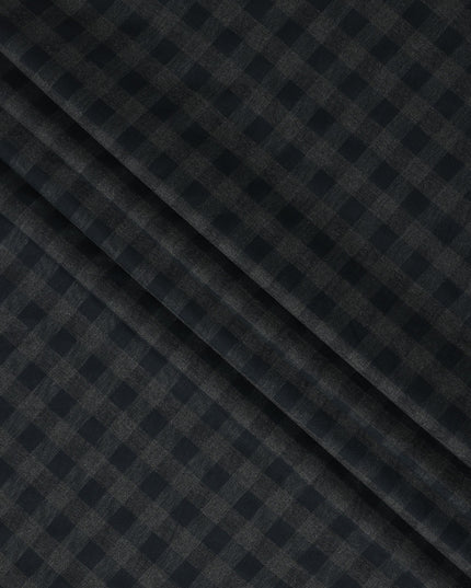 Charcoal Black Italian Shirting Fabric 150cm