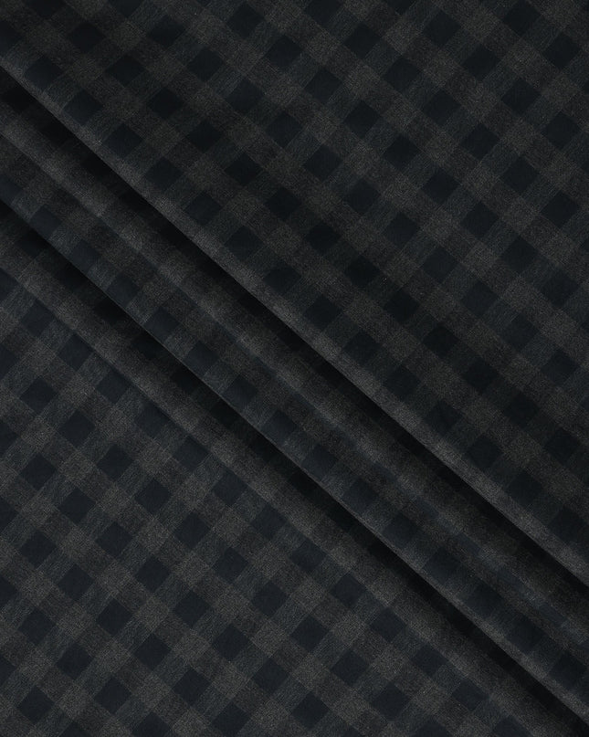 Charcoal Black Italian Shirting Fabric 150cm