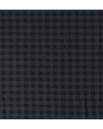 Charcoal Black Italian Shirting Fabric 150cm