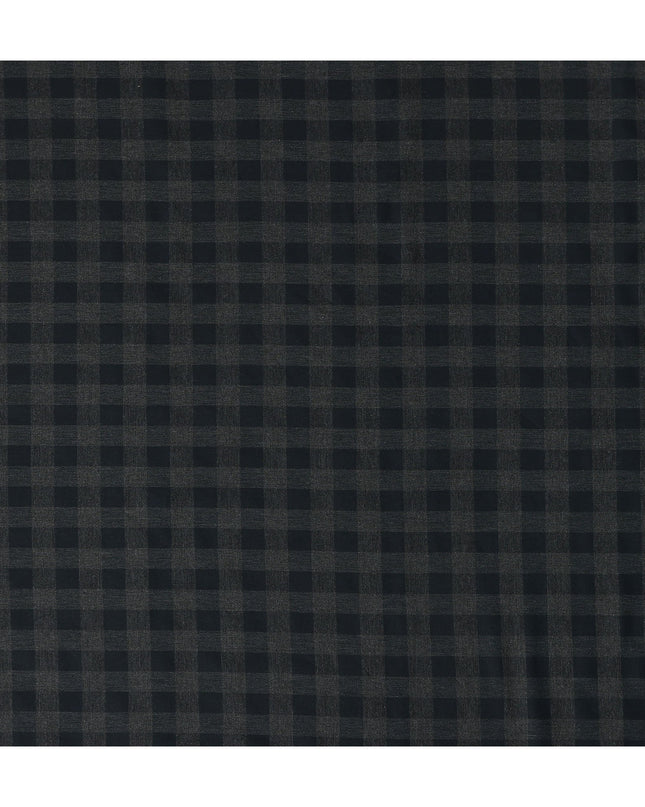 Charcoal Black Italian Shirting Fabric 150cm