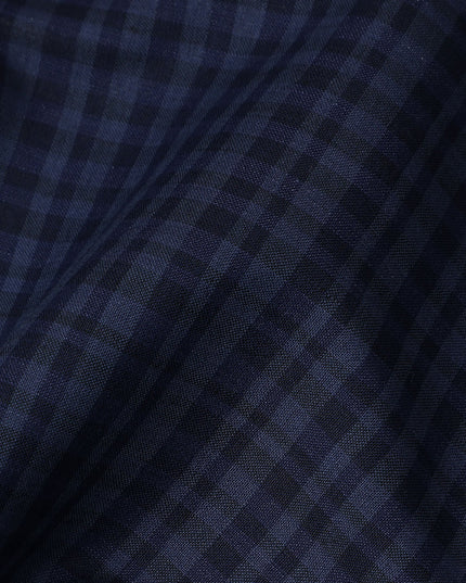 Navy Blue Italian Shirting Fabric 150cm