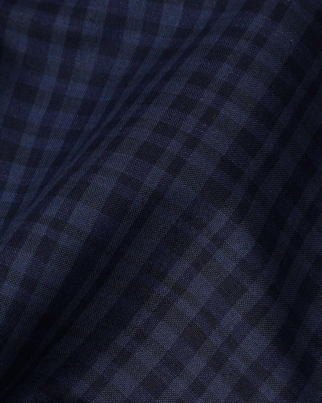 Navy Blue Italian Shirting Fabric 150cm