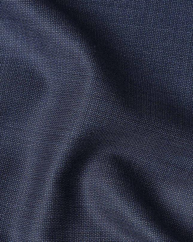 Slate Blue Grey Wool Suiting Fabric 150cm