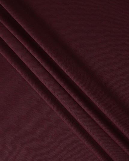 Deep Burgundy Maroon Wool Suiting Fabric 150cm