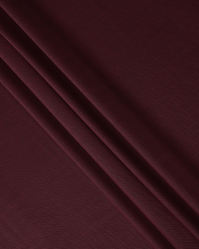 Deep Burgundy Maroon Wool Suiting Fabric 150cm