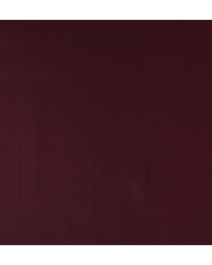Deep Burgundy Maroon Wool Suiting Fabric 150cm