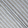 Ivory White Multistripe Cotton Shirting Fabric 150cm