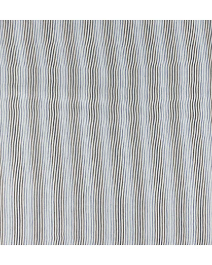 Ivory White Multistripe Cotton Shirting Fabric 150cm