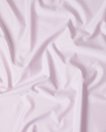 Blush Pink Plain Pure Cotton Italian Shirting Fabric 150cm