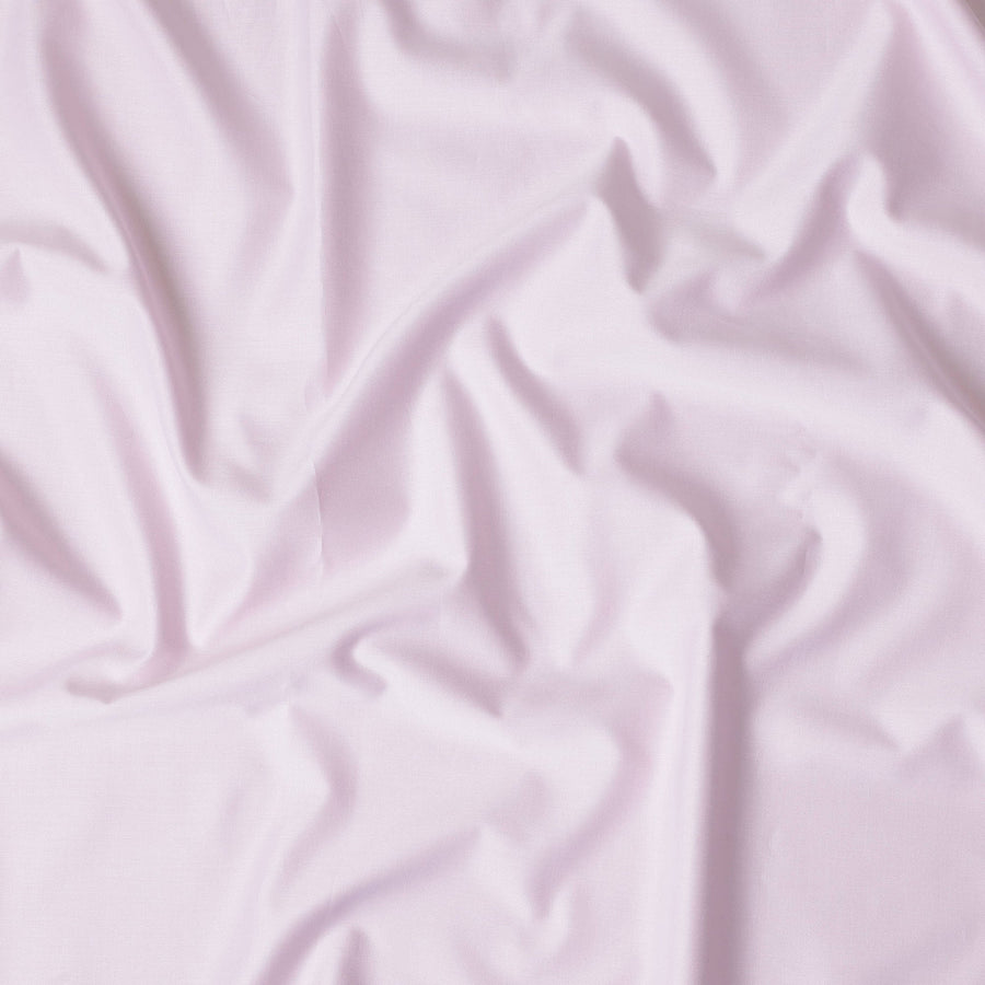 Blush Pink Plain Pure Cotton Italian Shirting Fabric 150cm