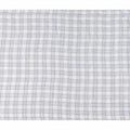 Ivory White Windowpane Cotton Shirting Fabric 150cm
