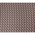 Charcoal Black Floral Cotton Satin Fabric