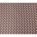 Olive Brown Floral Cotton Satin Fabric
