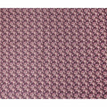 Plum Purple Floral Cotton Satin Fabric