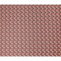 Mocha Brown Floral Cotton Satin Fabric