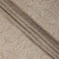Khaki Taupe Beige Printed Viscose Crepe Fabric 110cm