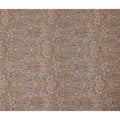 Toffee Camel Brown Printed Viscose Crepe Fabric 110cm