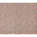 Salmon Peach Pink Printed Viscose Crepe Fabric 110cm