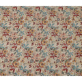 Ivory Cream Beige Printed Viscose Crepe Fabric 110cm