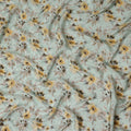 Sage Mint Viscose Crepe Digital Printed Fabric 110cm | Regal