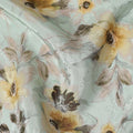 Sage Mint Viscose Crepe Digital Printed Fabric 110cm | Regal