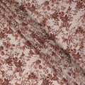Blush Pink Viscose Crepe Digital Printed Fabric 110cm | Rega