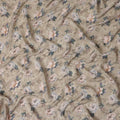 Taupe Blush Viscose Crepe Digital Printed Fabric 110cm | Reg