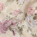Blush Pink Viscose Crepe Digital Printed Fabric 110cm | Rega