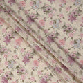 Blush Pink Viscose Crepe Digital Printed Fabric 110cm | Rega