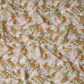 Blush Peach Floral Viscose Fabric | By Meter