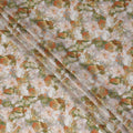 Blush Peach Floral Viscose Fabric | By Meter