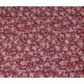 Magenta Pink Floral Viscose Fabric by the Meter