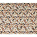 Oyster Beige Abstract Viscose Fabric by the Meter