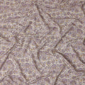 Soft Beige Paisley Viscose Fabric by the Meter