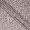 Soft Beige Paisley Viscose Fabric by the Meter