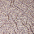 Champagne Beige Paisley Viscose Fabric by the Meter