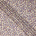 Champagne Beige Paisley Viscose Fabric by the Meter