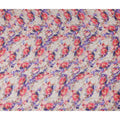Blush Pink Floral Viscose Fabric | By Meter