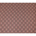 Chestnut Brown Paisley Viscose Fabric by the Meter