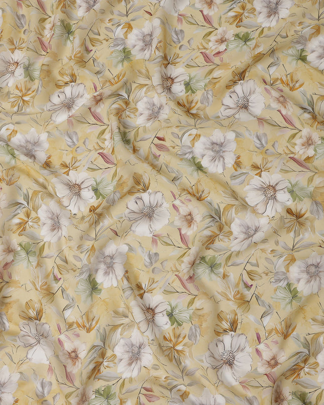 Sand Beige Viscose Georgette Fabric