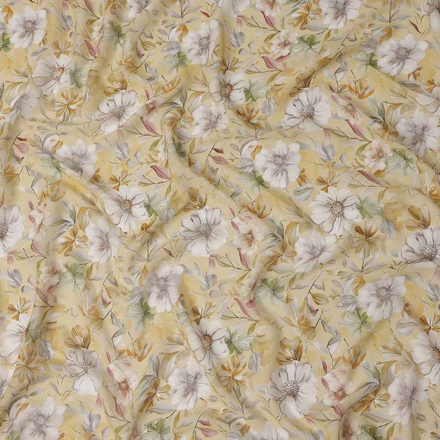 Sand Beige Viscose Georgette Fabric