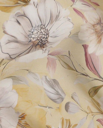 Sand Beige Viscose Georgette Fabric