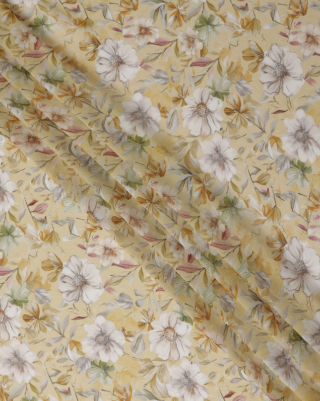 Sand Beige Viscose Georgette Fabric
