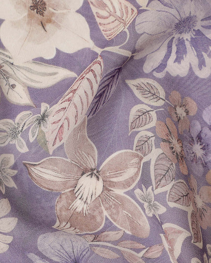 Lavender Purple Viscose Georgette Fabric | Regal Fabrics