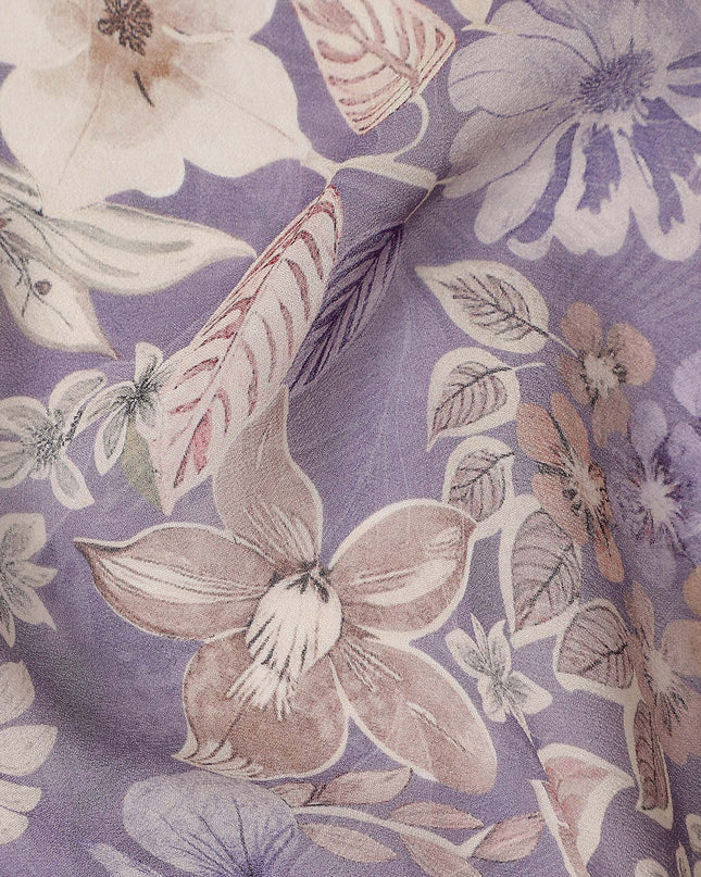 Lavender Purple Viscose Georgette Fabric | Regal Fabrics