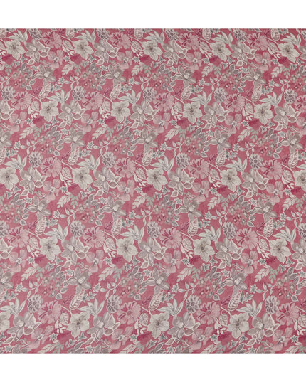 Rose Pink Viscose Georgette Fabric | Regal
