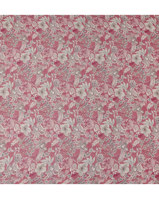 Rose Pink Viscose Georgette Fabric | Regal